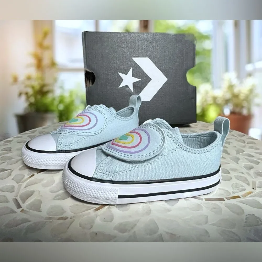 Converse Chuck Taylor All Star CTAS Toddler Baby One Strap Sneakers Shoes